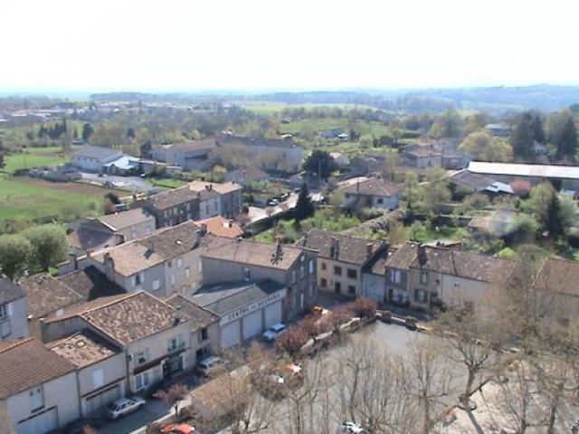 Pompiers centre de secours Montredon Labessonnié vue d'en haut