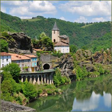 Долина Тарна, Амбиалет. Ambialet. Gorge du Tarn.
