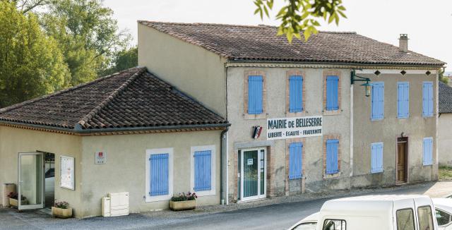 Français : Belleserre, Tarn, France. La Mairie.