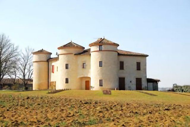 Château La Crébassière vu de la D30