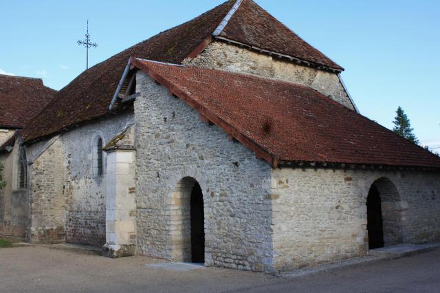 Virey-sous-Bar - église Vue générale au Nord-Oust