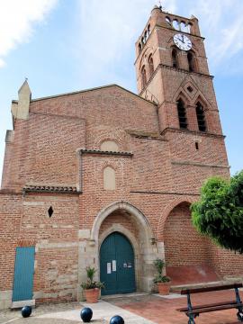 Donzac - Église de l'Assomption - Façade occidentale