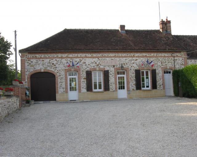 Mairie de Saint-Nicolas-la-Chapelle. (Aube, région Champagne-Ardenne).