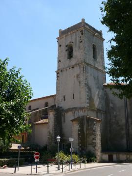 L'église Saint-Jean-Baptiste de Solliès-Pont (Var, Provence-Alpes-Côte-d'Azur, France).
