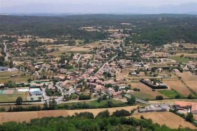 Saint Julien-le-Montagnier, vue de la colline