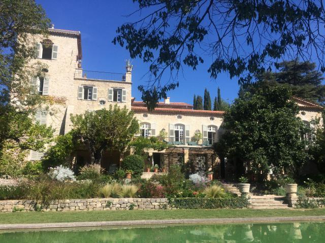 Façade Sud du Château de La Colle Noire