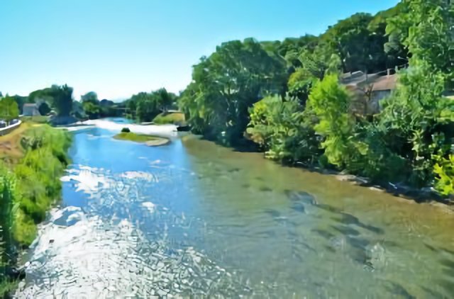 L'Ouvèze à Bédarrides