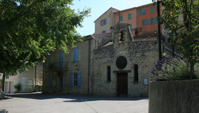 the village of Cabrières d'Aigues, Vaucluse, France