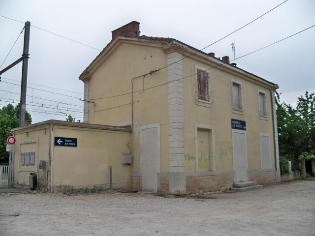 Gare SNCF de Morières les Avignon, Vaucluse, France