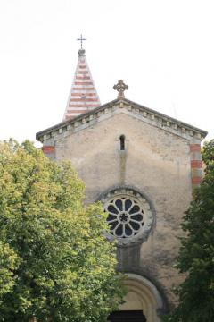 Church of the village of Entrechaux - Vaucluse, France