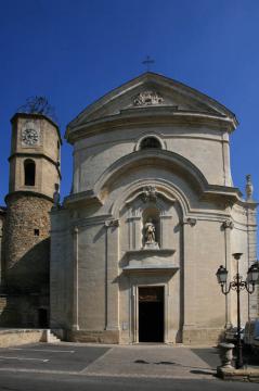 church of the village of Sérignan du Comtat, Vaucluse, France