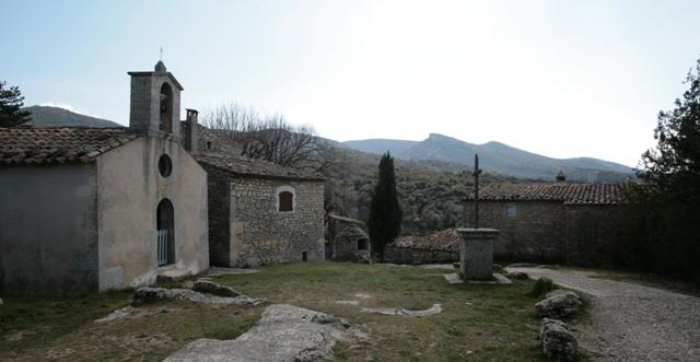 The village of Sivergues, Vaucluse, France