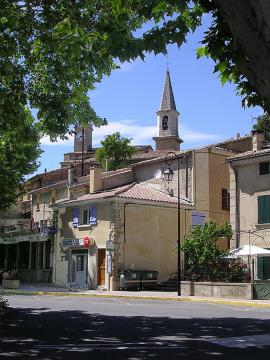 Centre du village de Loriol-du-Comtat