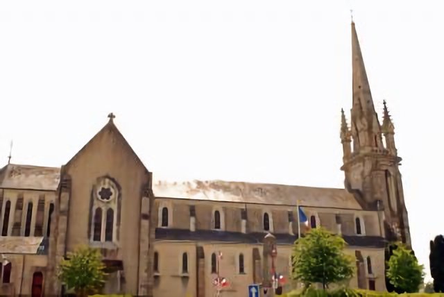 Pays de la Loire - l'église de Rocheservière -