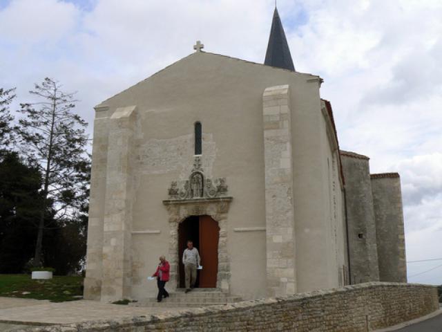Church built by Richard the lion heart at St Denis Du Payre