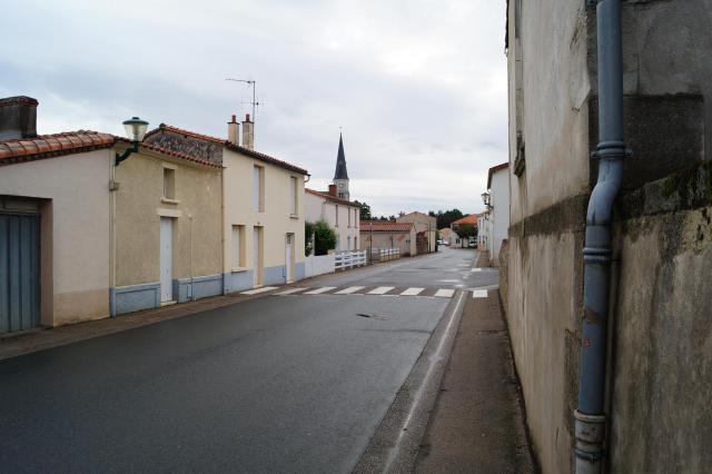 Vue du bourg de Sainte-Florence.