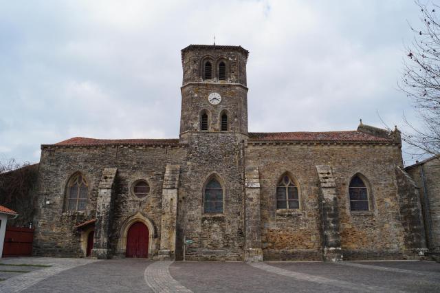 L’église Sainte-Quitterie de La Tardière.