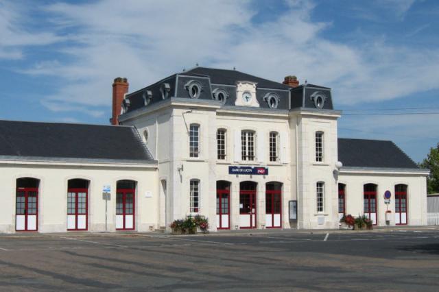 Bâtiment voyageurs de la gare de Luçon, côté cour.