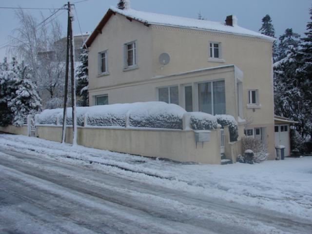 ma maison sous la neige