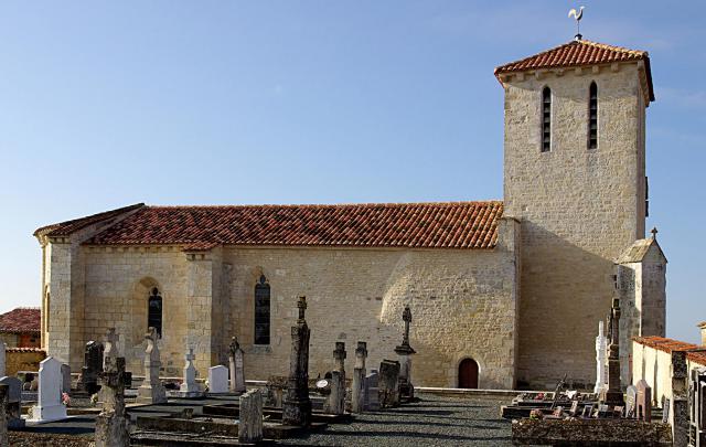 L'église St Roch de Chalais sur la commune de St Pierre-le-Vieux en Vendée.