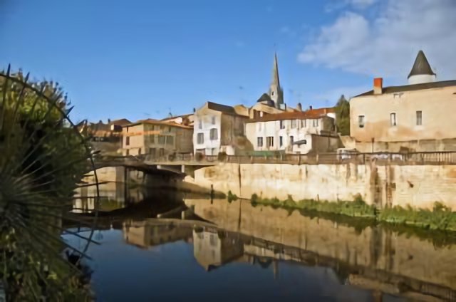 Fontenay le Comte, la Vendée vers le pont des sardines