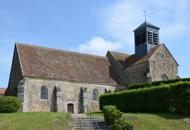 Eglise de Montpothier, Auble, France