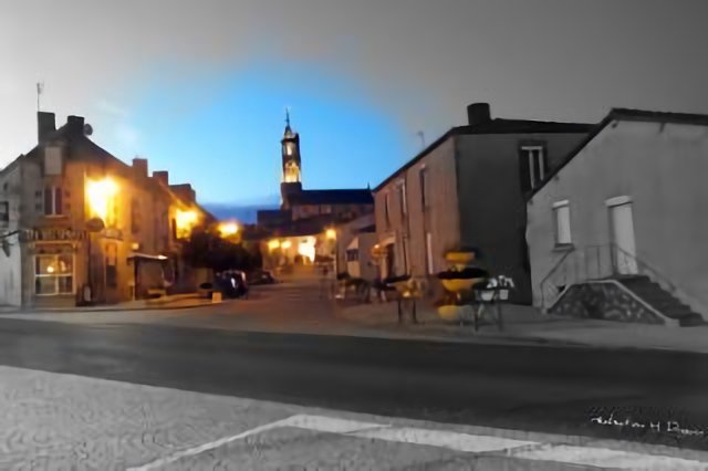rue principale de Saint Michel Mont-Mercure