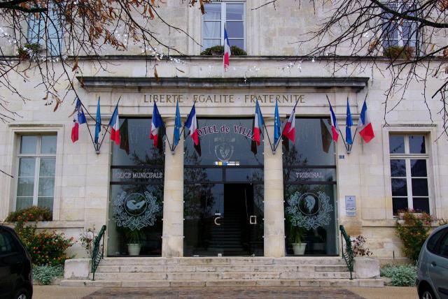 Mairie de Civray, Vienne, France.
