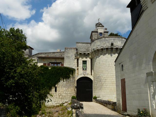 Le portail du château de Ranton, Vienne, France