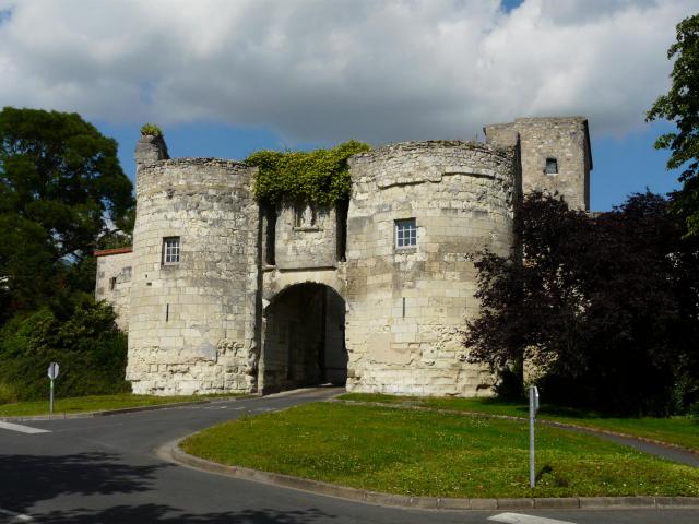La porte du Martray, Loudun, Vienne, France