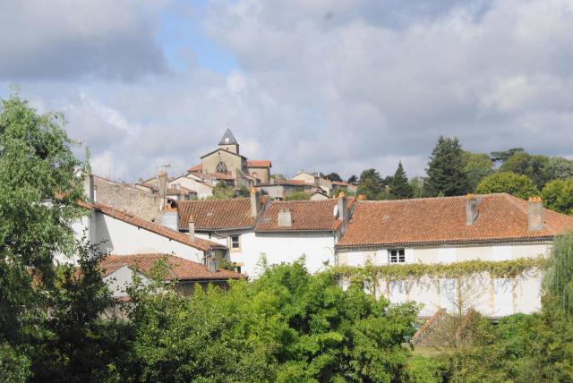 Church at top of village viewed from South aspect