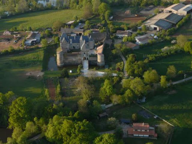 Chateau vue du ciel