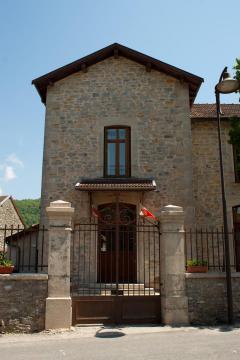 Townhall of Seillonnaz, France.