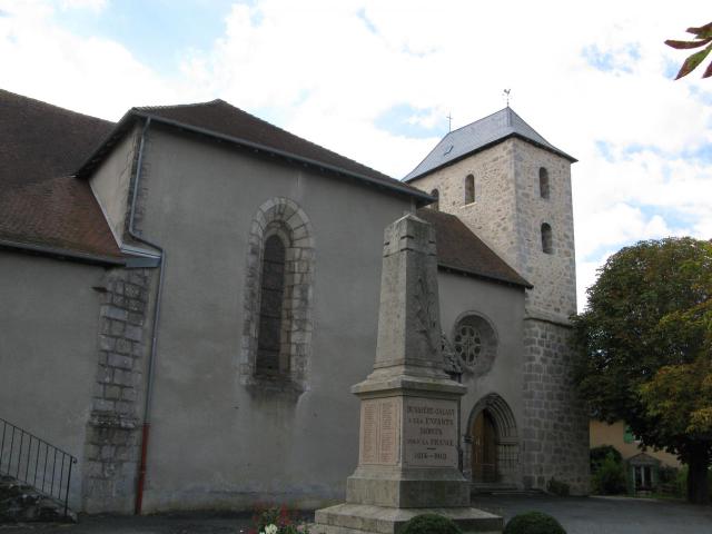 L'Église de Saint-Martin à Bussière-Galant