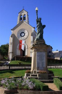 STATUE DE LA LIBERTE A CHATEAUNEUF LA FORET