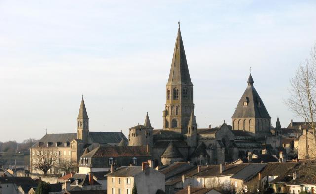 Le Dorat (Haute Vienne). Vue générale.