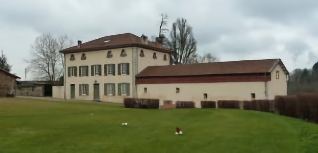 Hotel at St Junien GC from the 1st Tee - Feb 2011