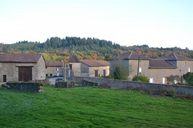 Le village de Salesse (Bonnac-la-Côte, Haute-Vienne, France).
