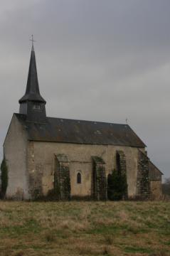 Saint-Georges-les-Landes : l'église façade sud