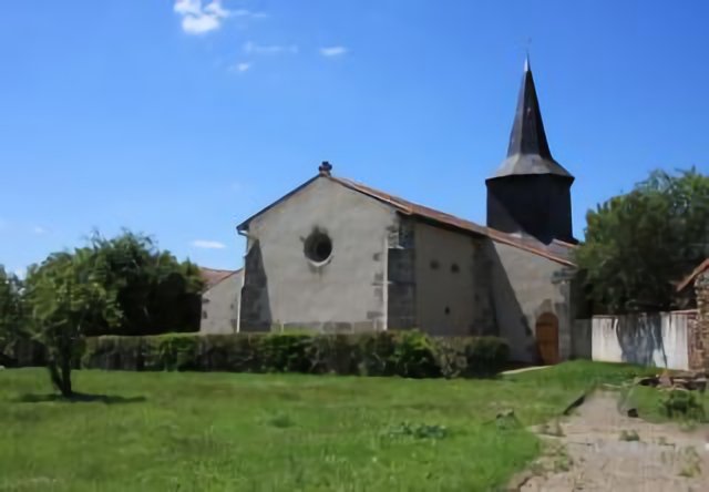 Saint-Sornin-la-Marche : église côté chevet