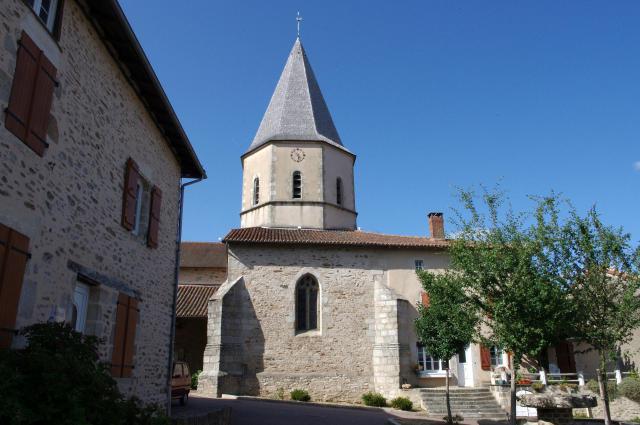 L'église de Cussac, Haute Vienne, France