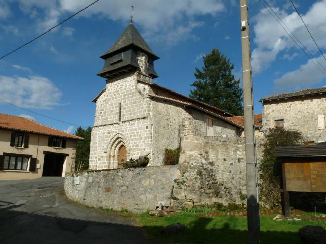 église de Chéronnac, Haute-Vienne, France