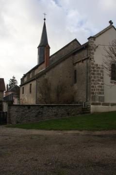 Mailhac-sur-Benaize : église côté chevet