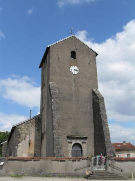 L'église Saint-Georges à Bouzemont