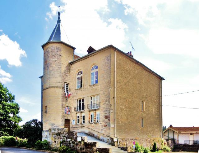 Bâtiment restant de l'ancien château de Darney.