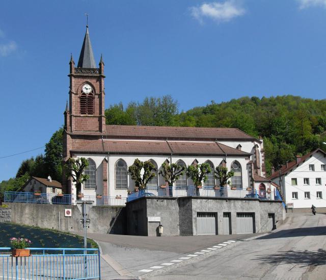 L'église Saint-Brice á Fresse-sur-Moselle