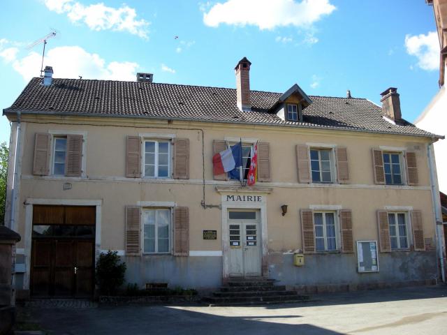 La mairie d'Hurbache (Vosges)