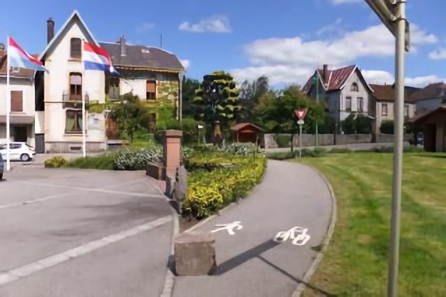 Fraize, Vosges, piste cyclable