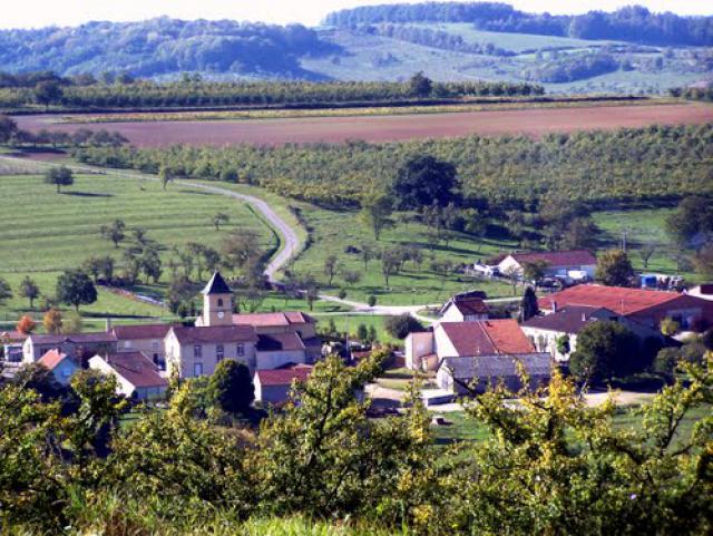 Evaux et Ménil : vue sur le village