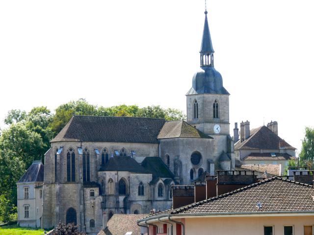 Église Saint-Nicolas de Neufchâteau, Lorraine, France Style roman et gothique, mise au tombeau Renaissance, autels XVIII°